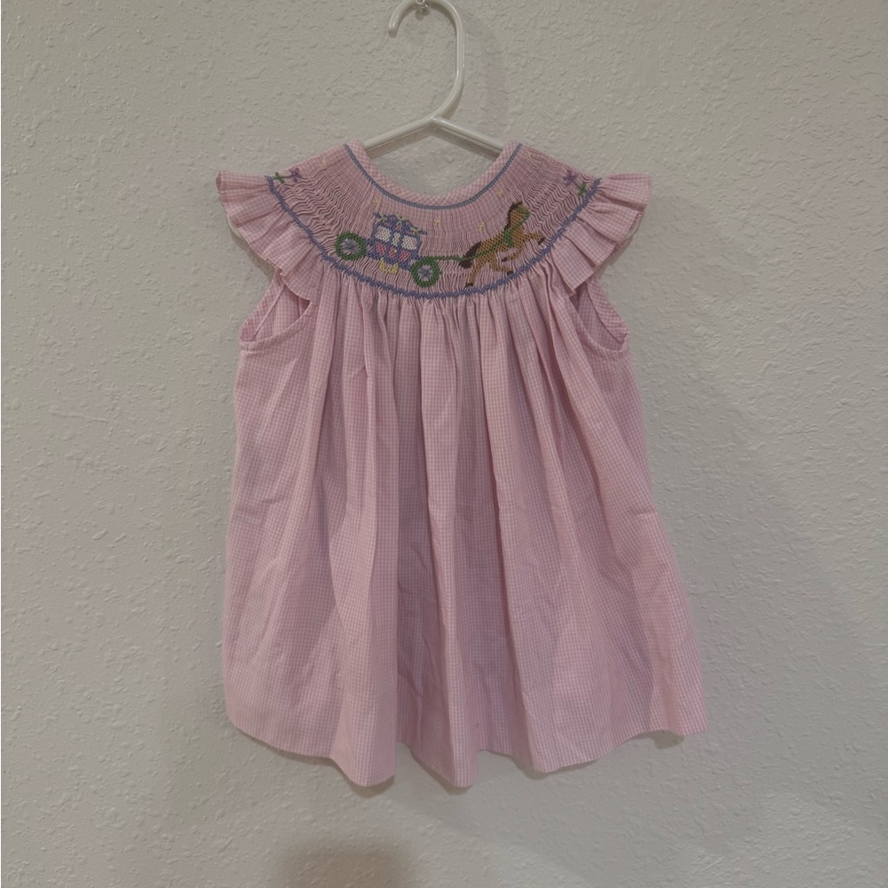Pink Embroidered Dress